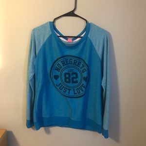 ON SALE!! Blue long sleeve shirt